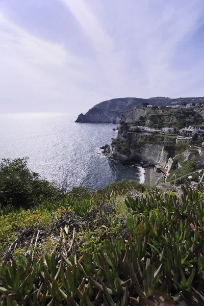 Italie Campanie Île Ischia Angelo Vue Sur Côte Rocheuse Angelo — Photo