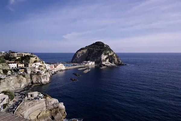 Talya Campania Ischia Adası Angelo Angelo Nun Manzarası — Stok fotoğraf