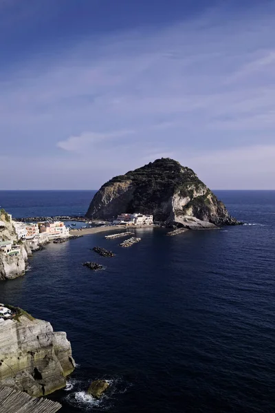 Italie Campanie Île Ischia Angelo Vue Sur Promontoire Angelo — Photo