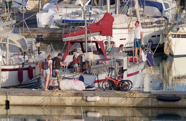 Itália Sicília Mar Mediterrâneo Marina Ragusa Província Ragusa Maio 2021 — Fotografia de Stock