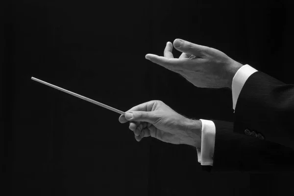 Die Hände Eines Dirigenten — Stockfoto