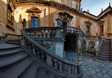 İtalya, Sicilya, Bagheria (Palermo), Villa Palagonia (1715 AC)