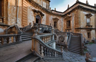 İtalya, Sicilya, Bagheria (Palermo), Villa Palagonia (1715 AC)