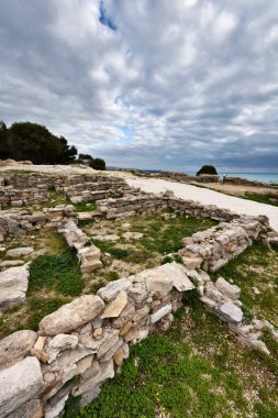 İtalya, Sicilya, Eraclea Minoa (Agrigento ili), arkeoloji alanı, Yunan harabeleri