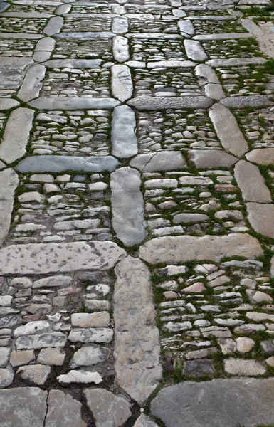 イタリア シチリア島 トラパニ 石畳の通り — ストック写真