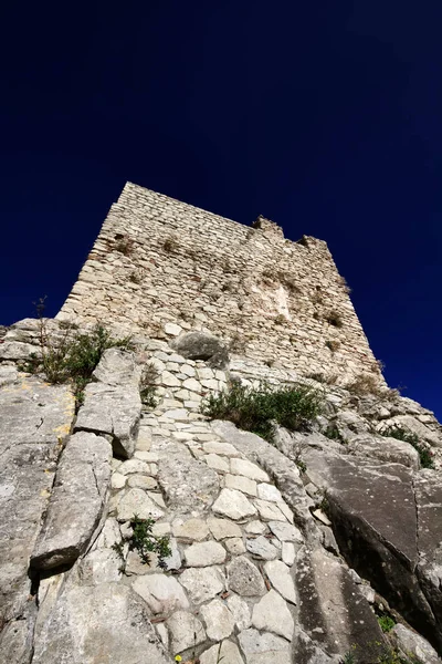 Italy Sicily Montalbano Elicona Messina Province Aragonese Castle — Stock Photo, Image