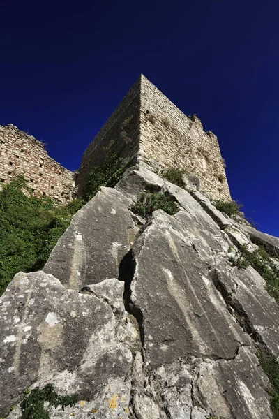 Italy Sicily Montalbano Elicona Messina Province Aragonese Castle — Stock Photo, Image
