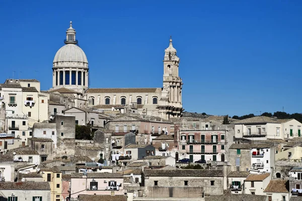 Италия Сицилия Рагуза Ибла Вид Город Святого Георгия — стоковое фото