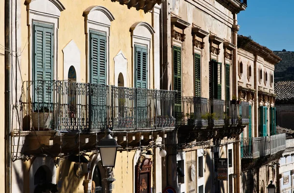 Italia Sicilia Ragusa Ibla Antichi Edifici Barocchi Piazza San Giorgio — Foto Stock