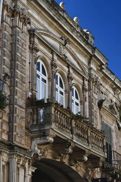 Italy Sicily Ragusa Ibla Baroque Buildings George Square — Stock Photo, Image