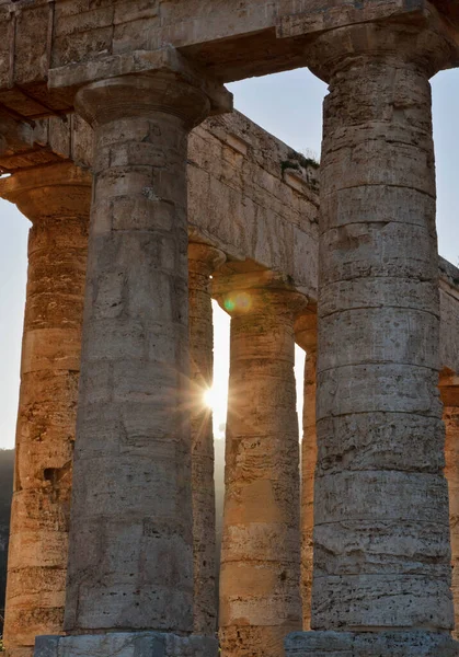 意大利 西西里 塞格斯塔 希腊圣殿 — 图库照片
