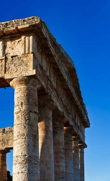 Italia Sicilia Segesta Templo Griego —  Fotos de Stock