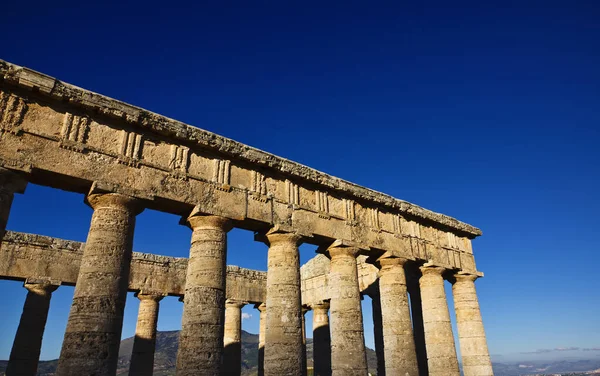 Italia Sicilia Segesta Tempio Greco — Foto Stock