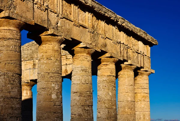 イタリア シチリア島 セゲスタ ギリシャの寺院 — ストック写真