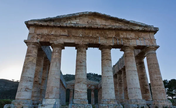 イタリア シチリア島 セゲスタ ギリシャの寺院 — ストック写真