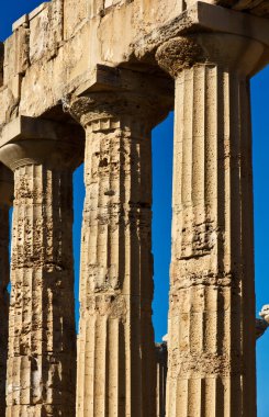 İtalya, Sicilya, Selinunte, Yunan Hera Tapınağı sütunları (MÖ 409).)
