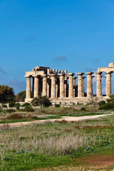 イタリア シチリア島 セリヌンテ島 ギリシャ時代の寺院 409 — ストック写真