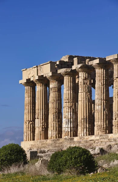 Italien Sicilien Selinunte Det Grekiska Hera Templet 409 — Stockfoto