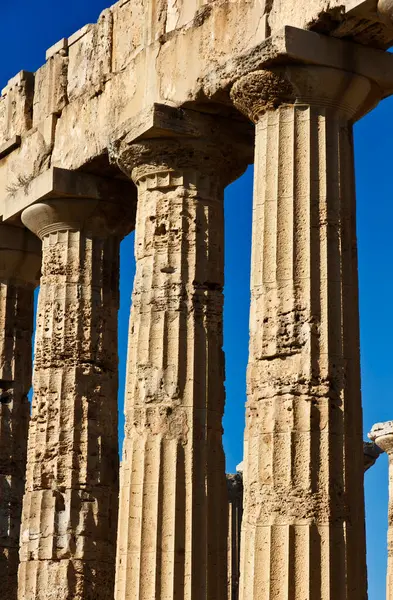 Italië Sicilië Selinunte Griekse Heratempel 409 Chr — Stockfoto