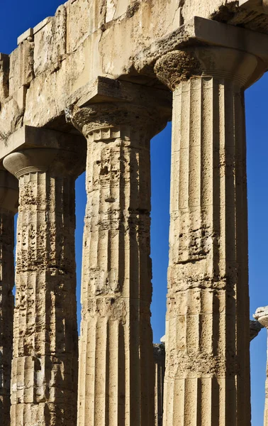 Italia Sicilia Selinunte Tempio Greco Era 409 — Foto Stock