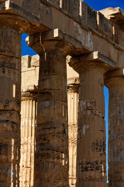 Itália Sicília Selinunte Templo Grego Hera 409 — Fotografia de Stock