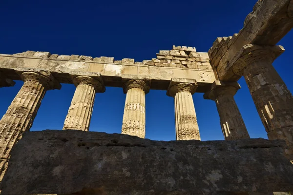 Italy Sicily Selinunte Greek Hera Temple 409 — Stock Photo, Image