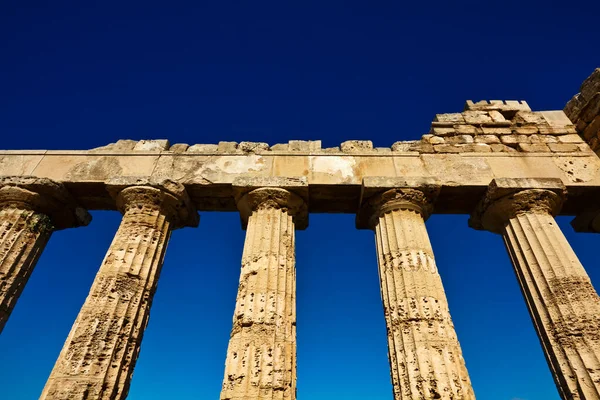 Italia Sicilia Selinunte Tempio Greco Era 409 — Foto Stock