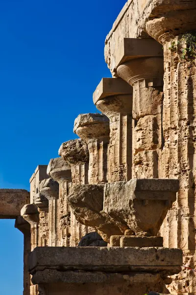 Italia Sicilia Selinunte Tempio Greco Era 409 — Foto Stock