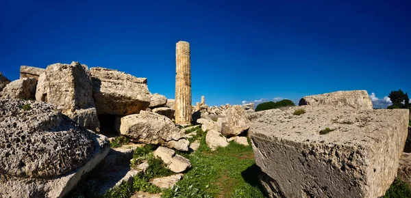 Italia Sicilia Selinunte Templo Griego Hera 409 — Foto de Stock