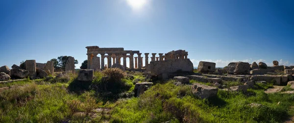 イタリア シチリア島 セリヌンテ島 ギリシャ時代の寺院 409 — ストック写真