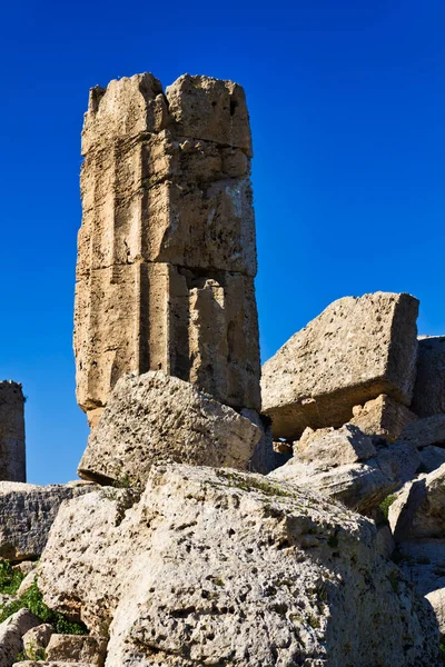 イタリア シチリア島 セリヌンテ島 ギリシャ時代の神殿の列 409 — ストック写真