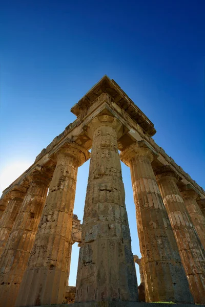 Itália Sicília Selinunte Templo Grego Hera 409 — Fotografia de Stock