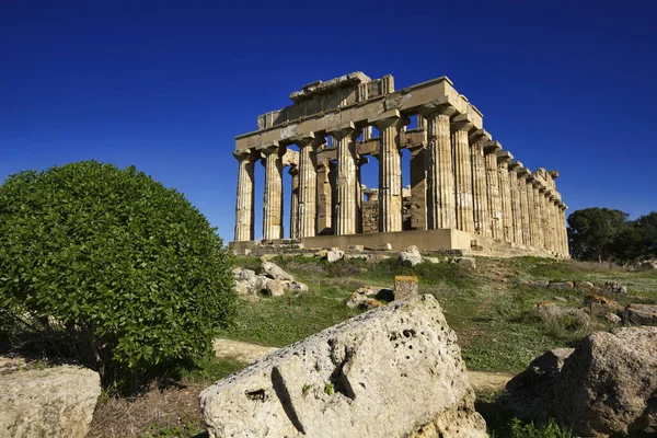Italien Sicilien Selinunte Det Grekiska Hera Templet 409 — Stockfoto