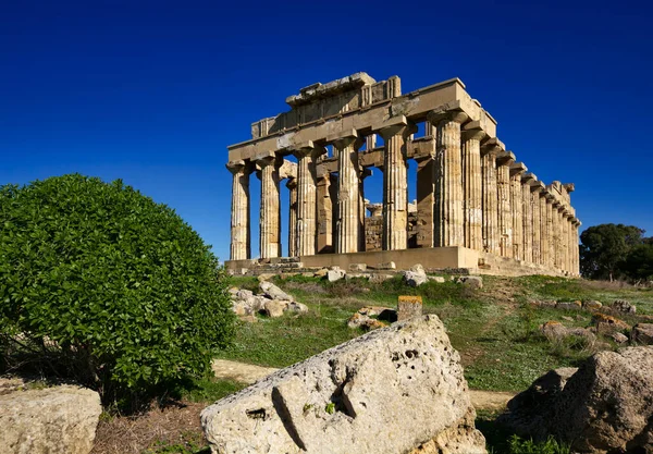 Italië Sicilië Selinunte Griekse Heratempel 409 Chr — Stockfoto