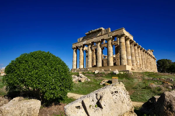 Italië Sicilië Selinunte Griekse Heratempel 409 Chr — Stockfoto