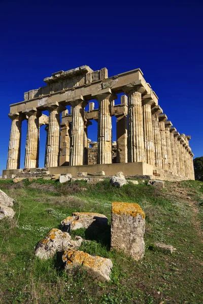 Italia Sicilia Selinunte Tempio Greco Era 409 — Foto Stock