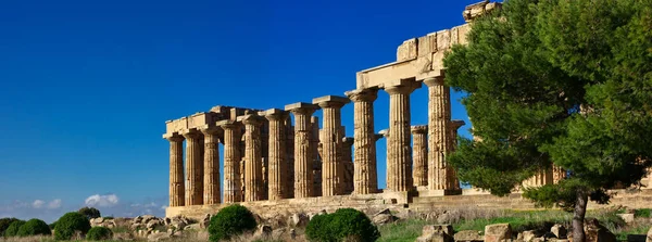 Italia Sicilia Selinunte Tempio Greco Era 409 — Foto Stock