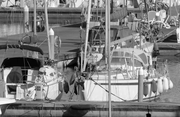 意大利 西西里 地中海 拉古萨海 拉古萨省 2021年5月17日 港口航船 Editorial — 图库照片