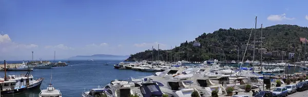 Італія Тоскана Аргентаріо Порту Штефано Панорамний Вид Пристань — стокове фото
