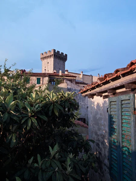 Italy Toscana Capalbio Grosseto Över Det Gamla Tornet — Stockfoto