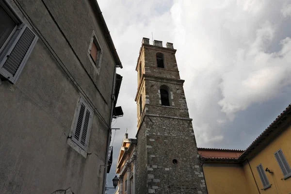 Itália Toscana Manciano Província Grosseto Torre Sineira Medieval — Fotografia de Stock