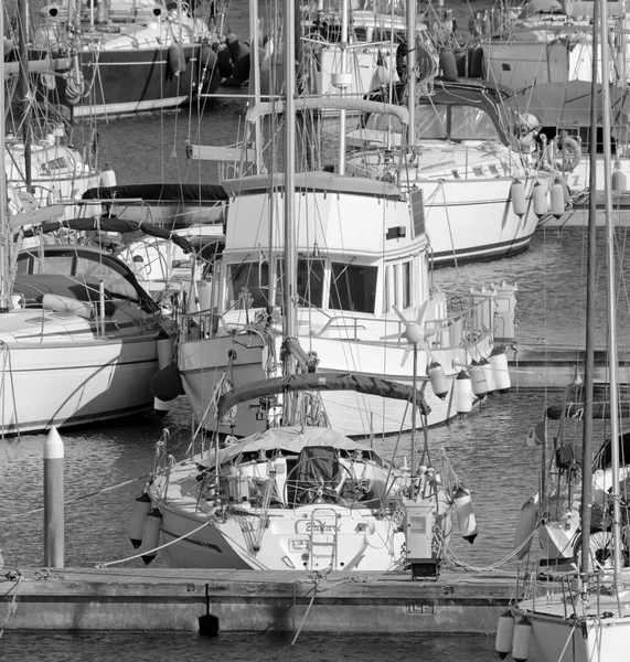 Italie Sicile Méditerranée Marina Ragusa Province Raguse Mai 2021 Yachts — Photo