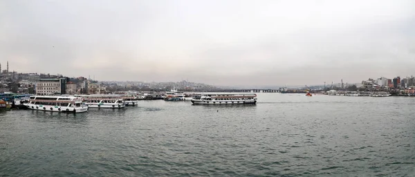 Τουρκία Κωνσταντινούπολη Πανοραμική Θέα Του Χρυσού Κέρατος Και Της Πόλης — Φωτογραφία Αρχείου