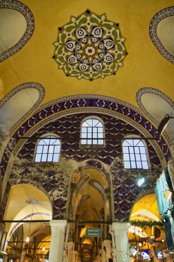 Türkiye, İstanbul, Grand Bazaar (Kapalicarsi), çatı resimleri