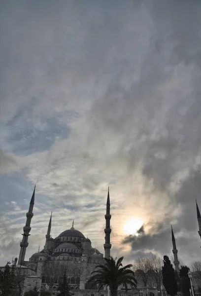 Turkiet Istanbul Sultanahmet Imperial Moskén Även Känd Som Blå Moskén — Stockfoto