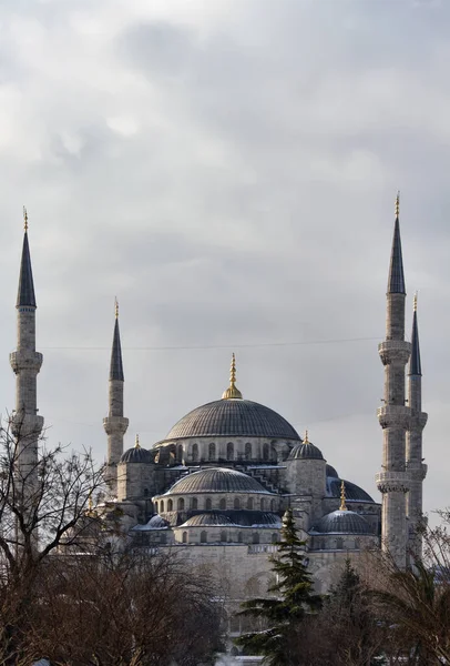 Turquia Istambul Mesquita Imperial Sultanahmet Também Conhecida Como Mesquita Azul — Fotografia de Stock