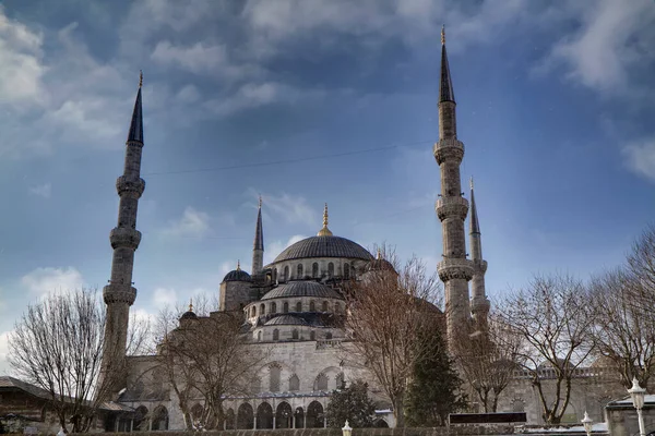 Türkei Istanbul Sultanahmet Kaisermoschee Auch Als Blaue Moschee Bekannt Bei — Stockfoto