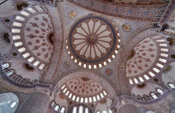 Törökország Isztambul Szultánság Császári Mecset Más Néven Kék Mecset Épült — Stock Fotó
