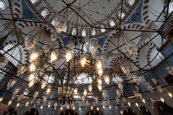 Türkei Istanbul Bereich Der Galata Brücke Rustenpasa Moschee Erbaut 1580 — Stockfoto