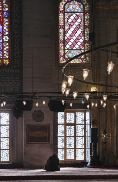 Törökország Isztambul Szultánság Császári Mecset Más Néven Kék Mecset Épült Stock Kép
